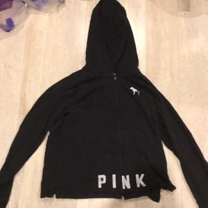 pink black jacket